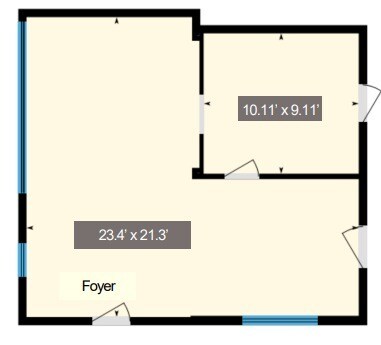 109 Main St, Sparrow Bush, NY à louer Plan d’étage– Image 1 sur 1