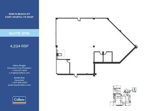 5555 N Beach St, Fort Worth, TX à louer Plan d’étage– Image 1 sur 1