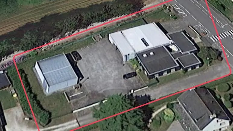 Local d'activités dans Le Faouët à vendre - Aérien – Image 1 sur 8