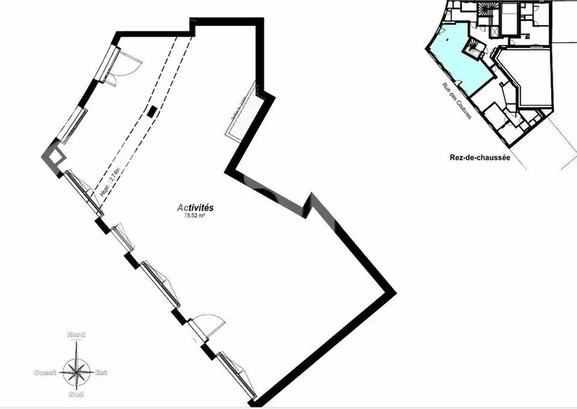 Local commercial dans Reims à vendre - Plan d’étage – Image 2 sur 2