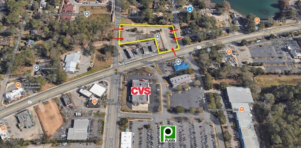 1701 N Monroe St, Tallahassee, FL à vendre - Photo de l’immeuble – Image 3 sur 3