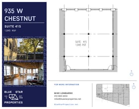 935 W Chestnut St, Chicago, IL à louer Plan d’étage– Image 1 sur 1