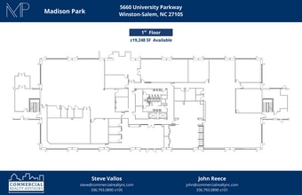 5620 University Pky, Winston-Salem, NC à louer Plan d’étage– Image 1 sur 6