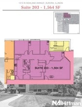 1315 N Highland Ave, Aurora, IL à louer Plan d’étage– Image 1 sur 1