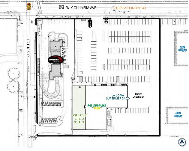 1791 W Columbia Ave, Battle Creek, MI à louer Photo de l’immeuble– Image 1 sur 7