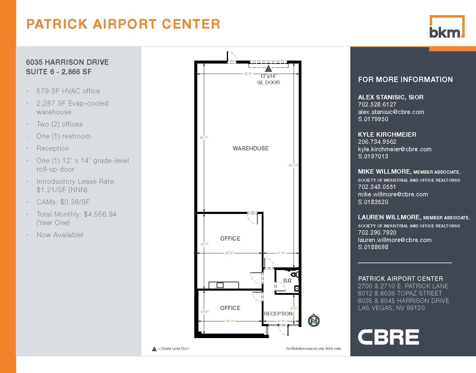 2700 E Patrick Ln, Las Vegas, NV à louer Plan d’étage– Image 1 sur 1