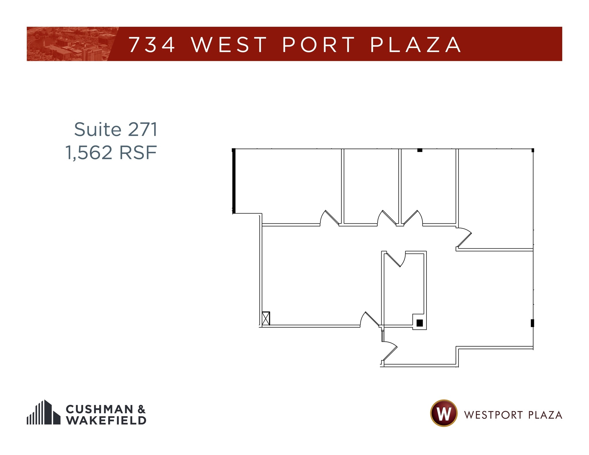 102 Westport Plaza Dr, Saint Louis, MO à louer Plan de site– Image 1 sur 1
