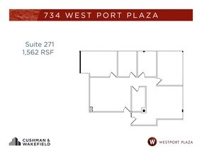 102 Westport Plaza Dr, Saint Louis, MO à louer Plan de site– Image 1 sur 1
