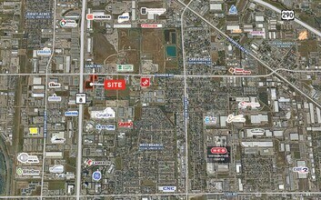 Beltway 8 & Tanner Rd, Houston, TX - Vue aérienne vue de carte