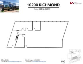 10200 Richmond Ave, Houston, TX à louer Plan d’étage– Image 1 sur 3