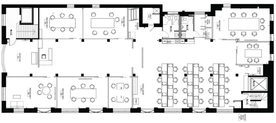 345 Adelaide St W, Toronto, ON à louer Plan d’étage– Image 1 sur 1