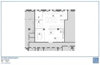 381 Park Ave S, New York, NY à louer Plan d’étage– Image 2 sur 4