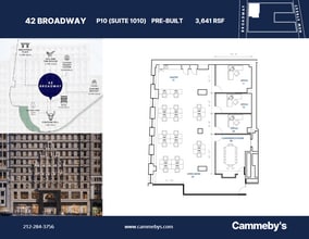 42 Broadway, New York, NY à louer Plan d’étage– Image 1 sur 1