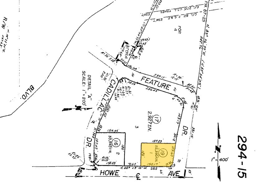 565 Howe Ave, Sacramento, CA à louer - Plan cadastral – Image 3 sur 5