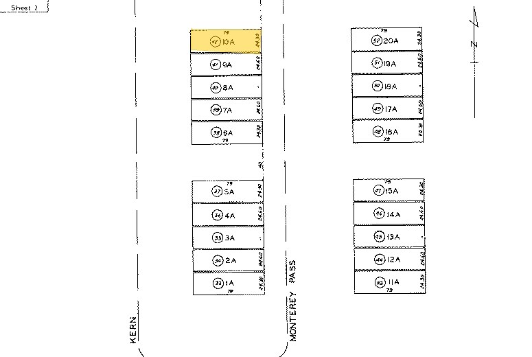 1455 Monterey Pass Rd, Monterey Park, CA à vendre - Plan cadastral – Image 3 sur 8