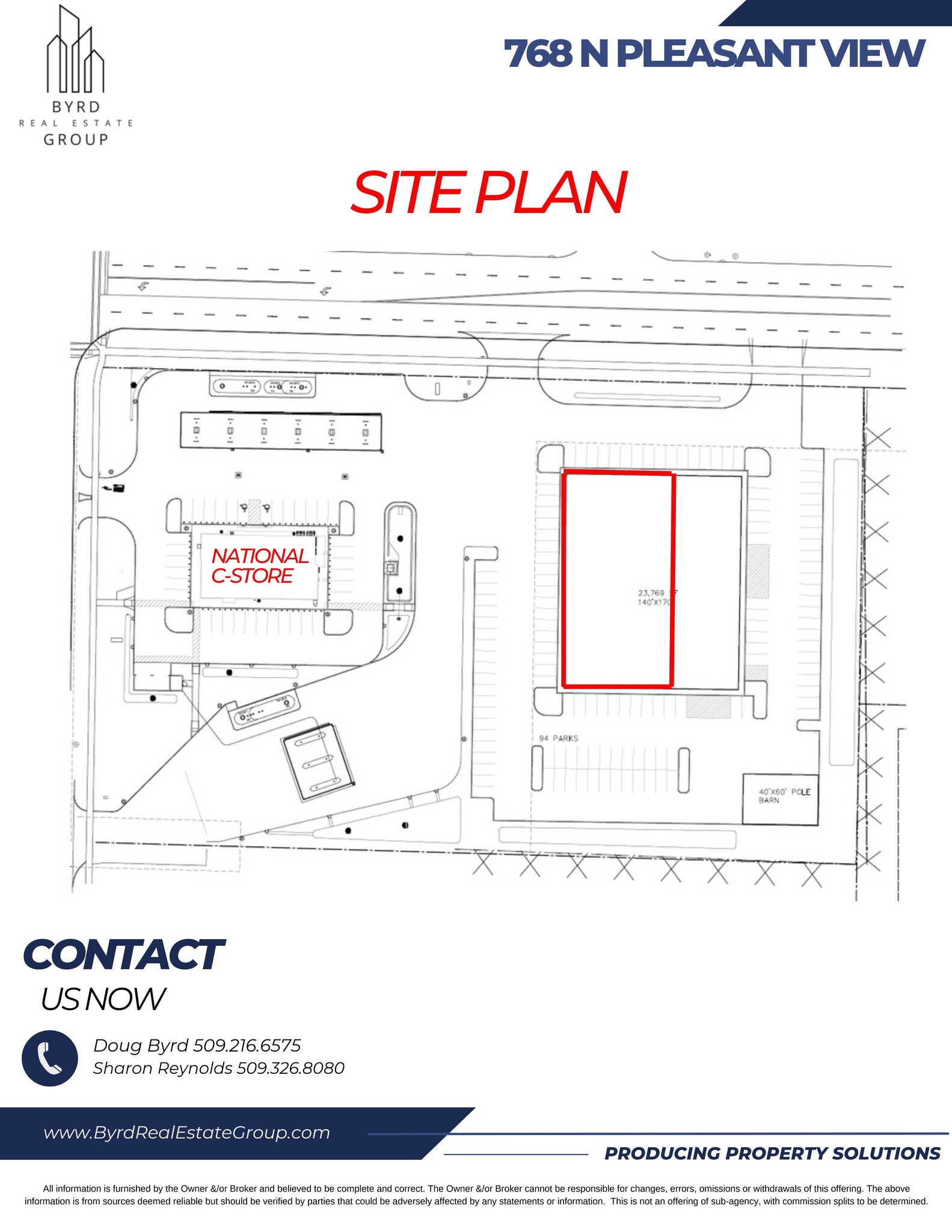 768 N Pleasant View Rd, Post Falls, ID à louer Plan de site– Image 1 sur 1