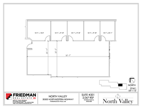 30500 Northwestern Hwy, Farmington Hills, MI à louer Plan d’étage– Image 1 sur 2