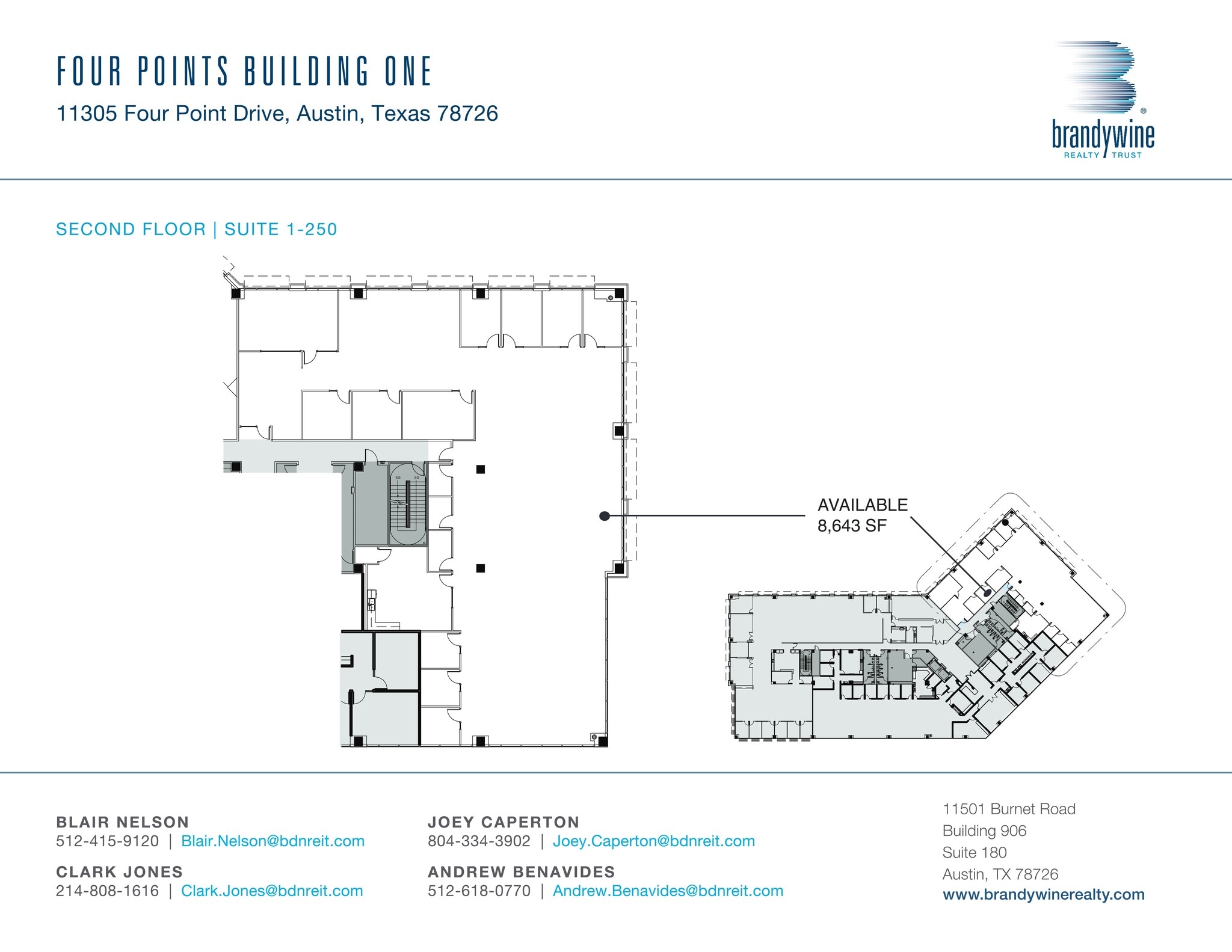 11305 Four Points Dr, Austin, TX à louer Plan de site– Image 1 sur 1