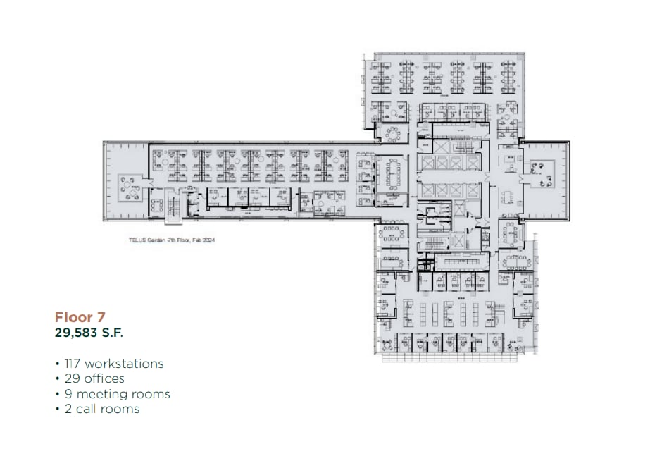 510 W Georgia St, Vancouver, BC à louer Plan d’étage– Image 1 sur 1