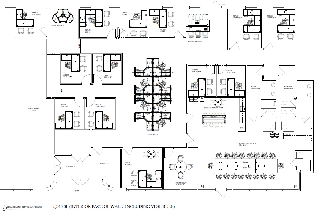 1127 Wehrle Dr, Williamsville, NY à louer Plan d’étage– Image 1 sur 2