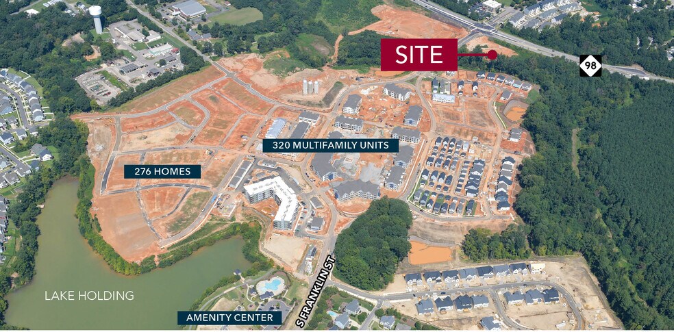 000 Dr Calvin Jones Hwy, Wake Forest, NC à vendre - Aérien – Image 1 sur 3