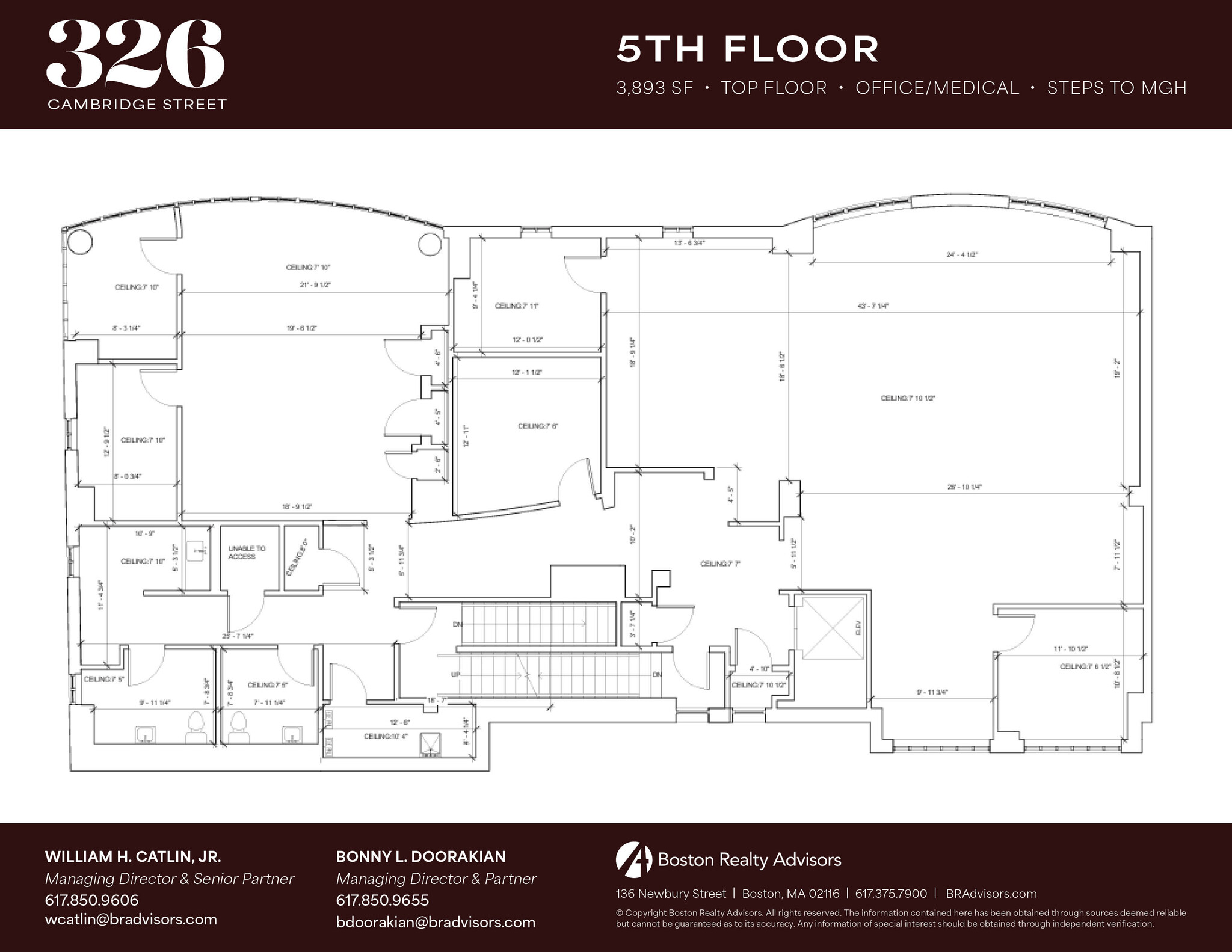 326 Cambridge St, Boston, MA à louer Plan d’étage– Image 1 sur 1