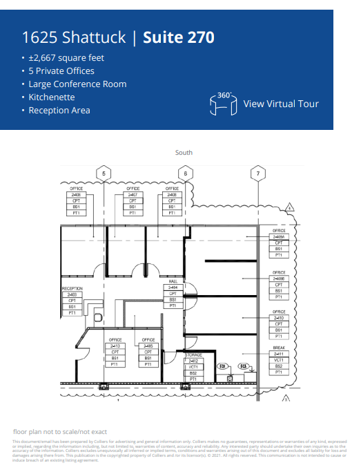 1625 Shattuck Ave, Berkeley, CA à louer Plan d’étage– Image 1 sur 11