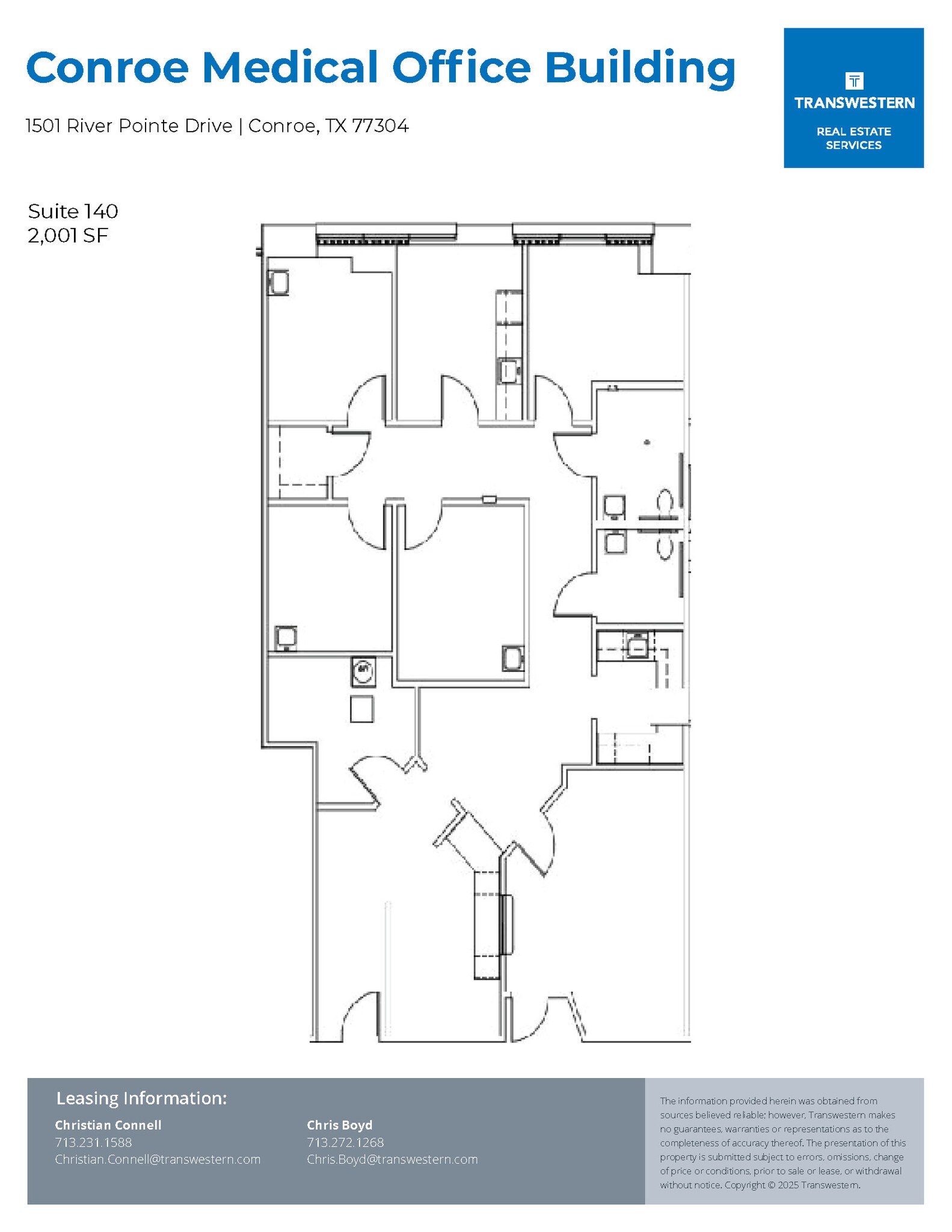 1501 River Pointe Dr, Conroe, TX à louer Plan d’étage– Image 1 sur 1