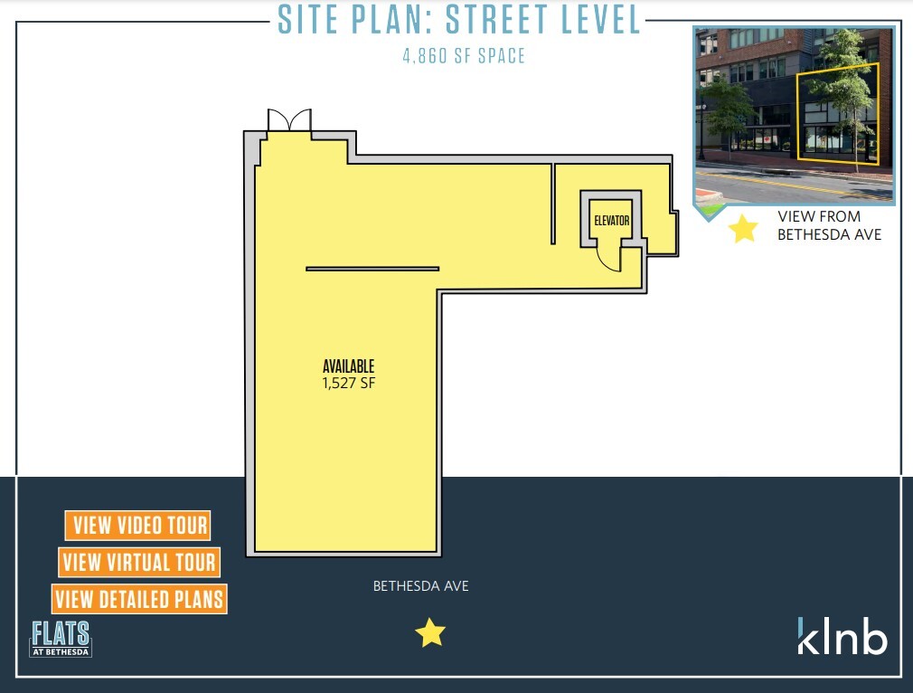 Bethesda Ave & Woodmont Ave, Bethesda, MD à louer Plan d’étage– Image 1 sur 1