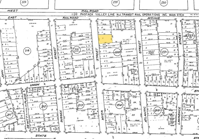 134 Myer St, Hackensack, NJ à vendre - Plan cadastral – Image 3 sur 14