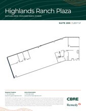 630 Plaza Dr, Highlands Ranch, CO à louer Plan d’étage– Image 1 sur 12
