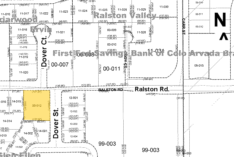 8600 Ralston Rd, Arvada, CO à louer - Plan cadastral – Image 2 sur 3