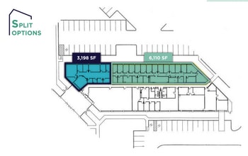 6925 Portwest Dr, Houston, TX à louer Plan d’étage– Image 1 sur 2