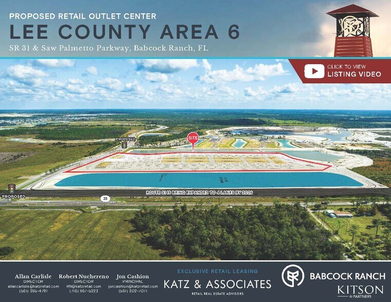 SR 31 & Palmetto Pky, Babcock Ranch, FL à louer - Photo de l’immeuble – Image 1 sur 2