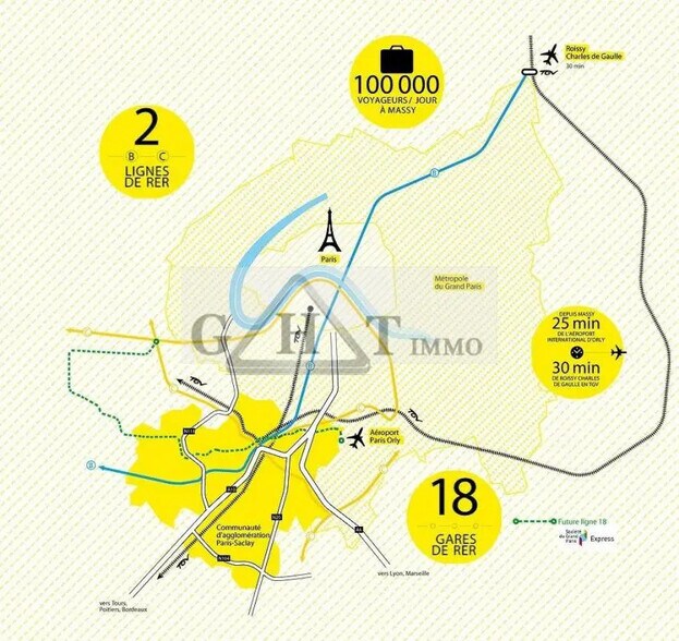 Bureau dans Saclay à louer - Photo de l’immeuble – Image 1 sur 7