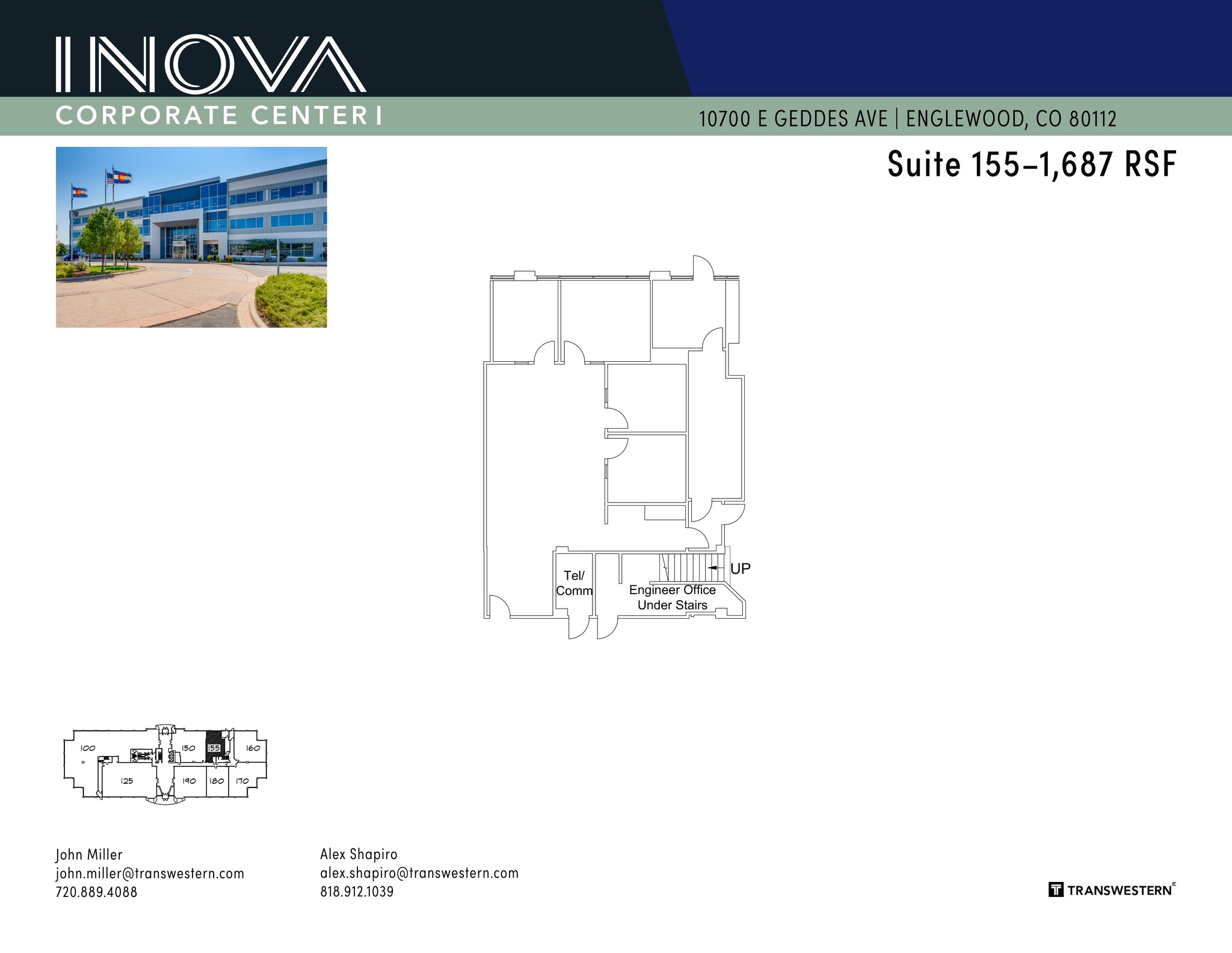 10700 E Geddes Ave, Englewood, CO à louer Plan de site– Image 1 sur 4