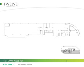 12 Greenway Plz, Houston, TX à louer Plan d’étage– Image 2 sur 3