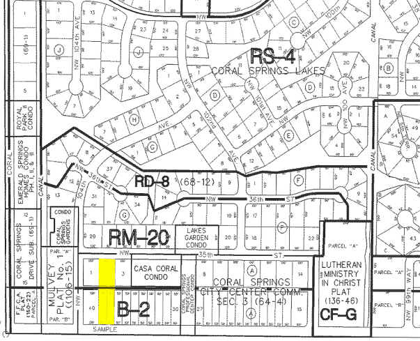 10361-10371 W Sample Rd, Coral Springs, FL à louer - Plan cadastral – Image 3 sur 7