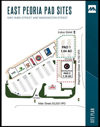 Plus de détails pour Main St & Washington St, Peoria, IL - Local commercial à louer