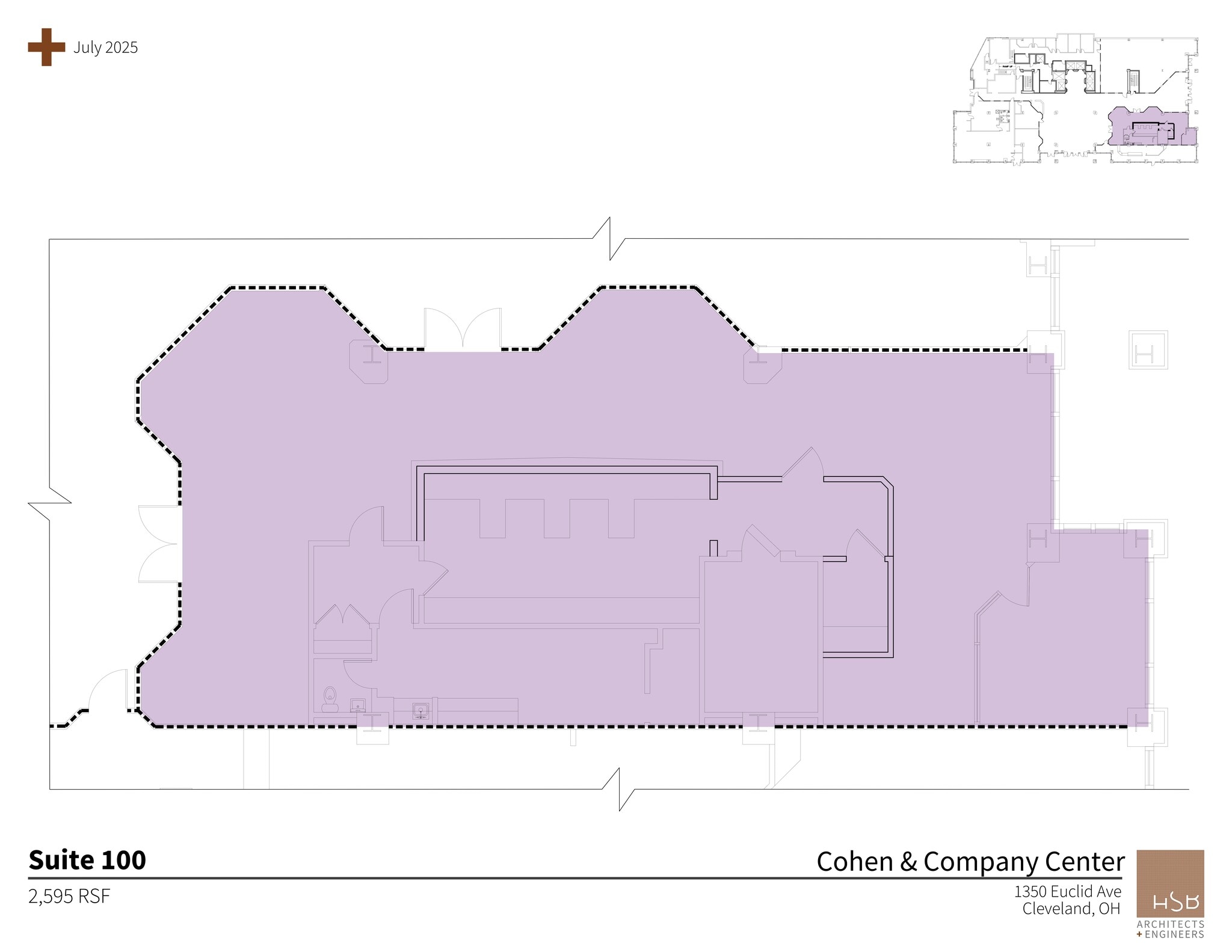 1350 Euclid Ave, Cleveland, OH à louer Plan de site– Image 1 sur 1