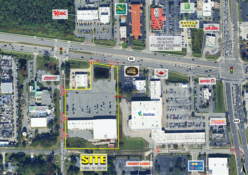 11618 E Colonial Dr, Orlando, FL à louer - Photo de l’immeuble – Image 2 sur 3