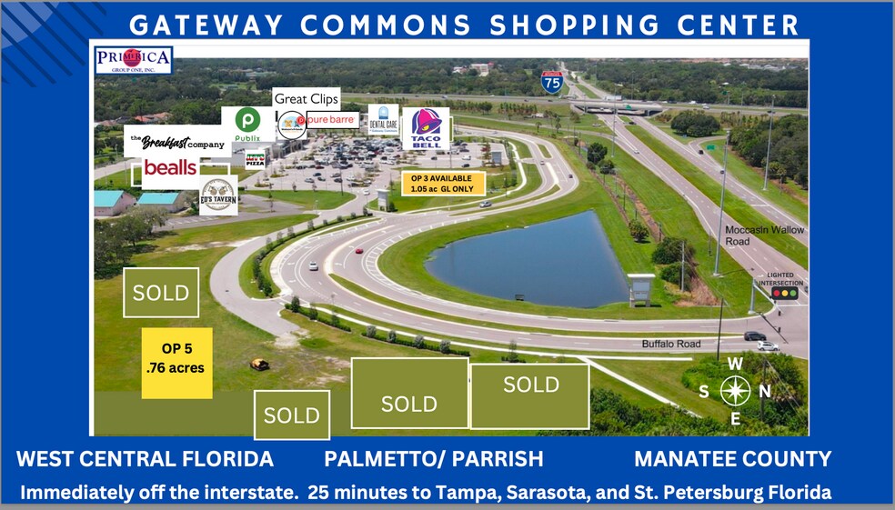 Buffalo Road & Moccasin Wallow Road, Palmetto, FL à vendre - Photo principale – Image 1 sur 7