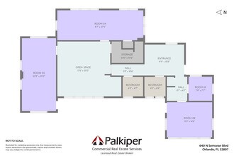 640 N Semoran Blvd, Orlando, FL à louer Plan d’étage– Image 1 sur 7