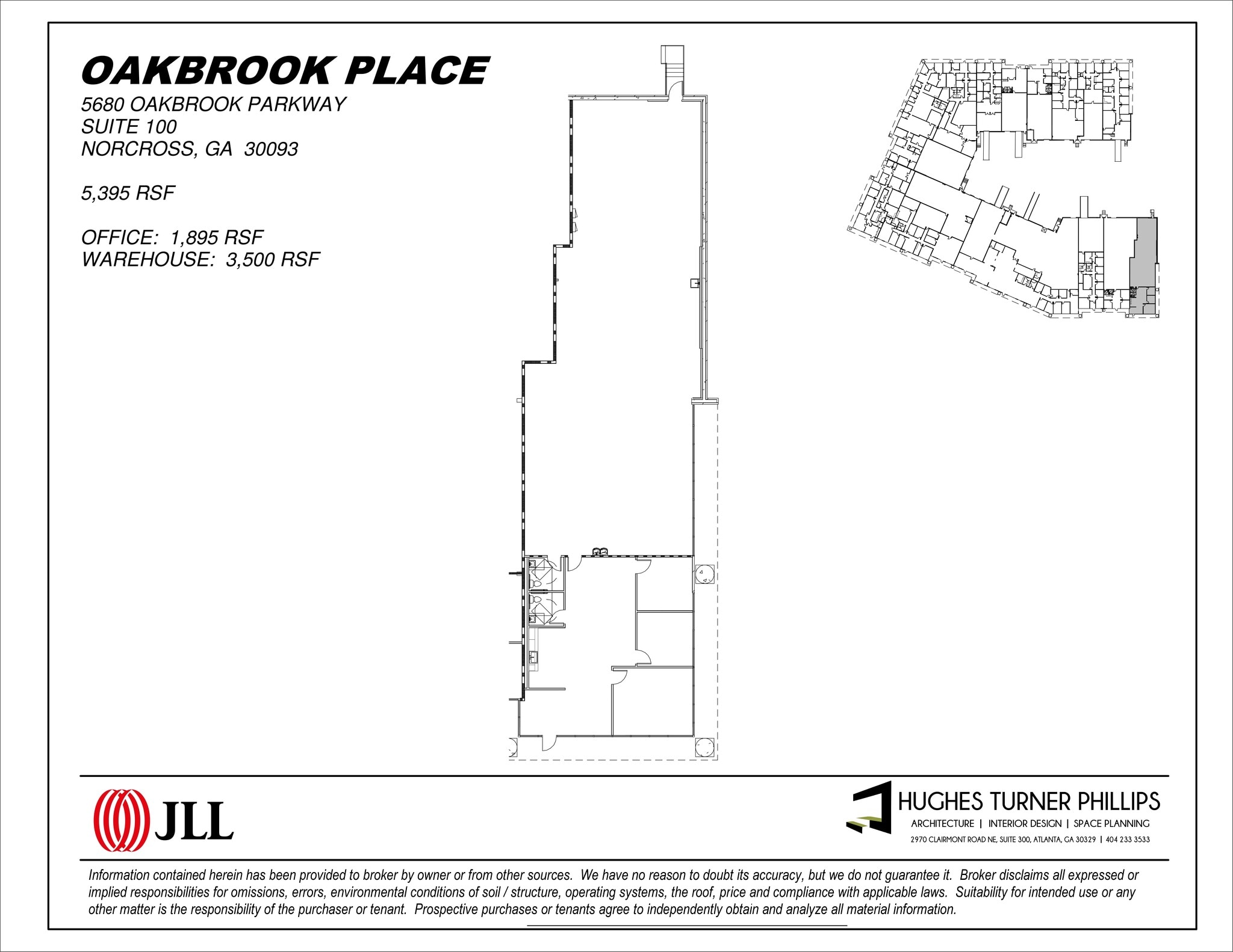 5680 Oakbrook Pky, Norcross, GA à louer Plan de site– Image 1 sur 1