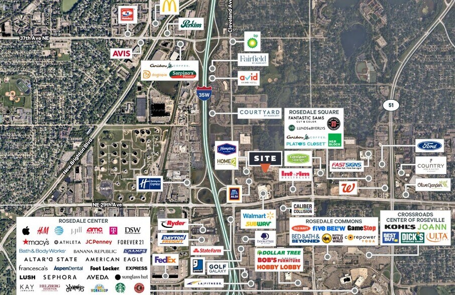 XXX Roseville BTS, Roseville, MN à louer - Aérien – Image 2 sur 2