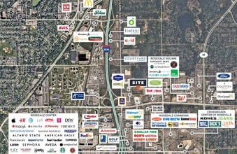 XXX Roseville BTS, Roseville, MN - VUE AÉRIENNE  vue de carte