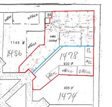 1462-1496 3rd St S, Jacksonville Beach, FL à louer Plan d’étage– Image 1 sur 13