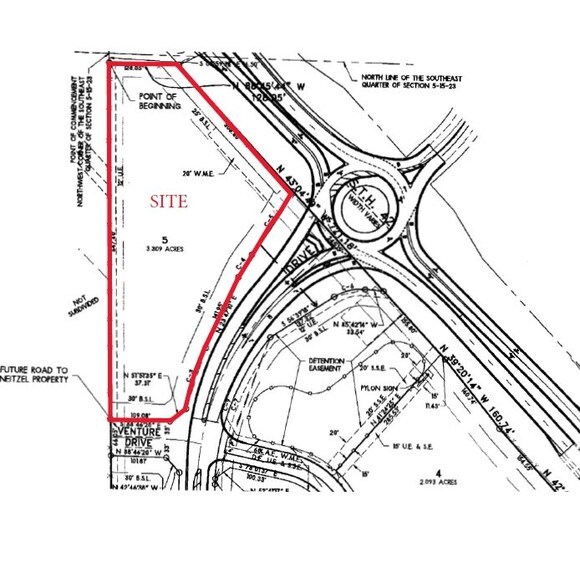 4433 Vanguard Dr, Sheboygan, WI à vendre - Plan de site – Image 3 sur 3