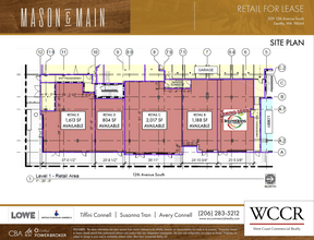 209 12th Ave S, Seattle, WA à louer Plan de site– Image 1 sur 1