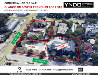 Plus de détails pour 415 Blanco Rd, San Antonio, TX - Terrain à vendre